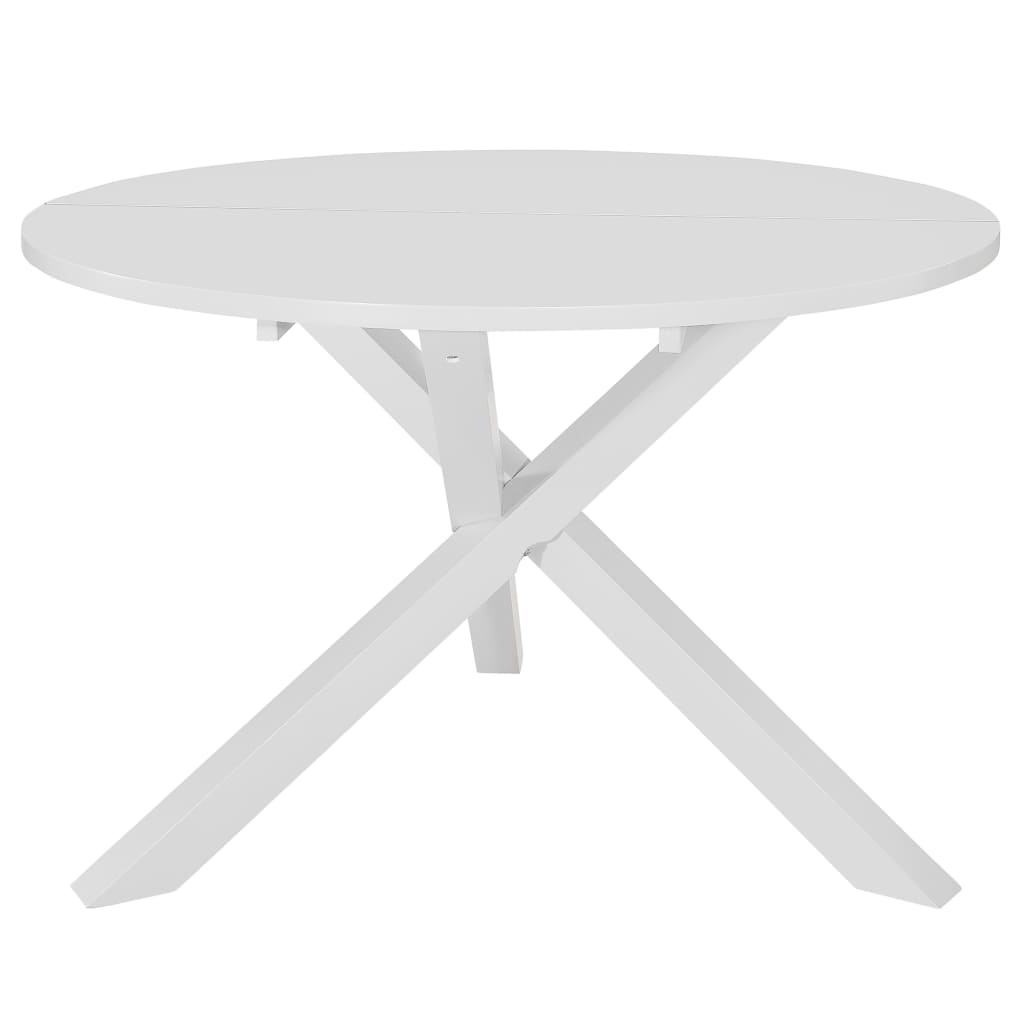 Dining Table White 120x75 cm MDF- Kitchen & Dining Room Tables - HomeShopIreland - Home Shop Ireland - Kitchen & Dining Room Tables - Dining Table White 120x75 cm MDF