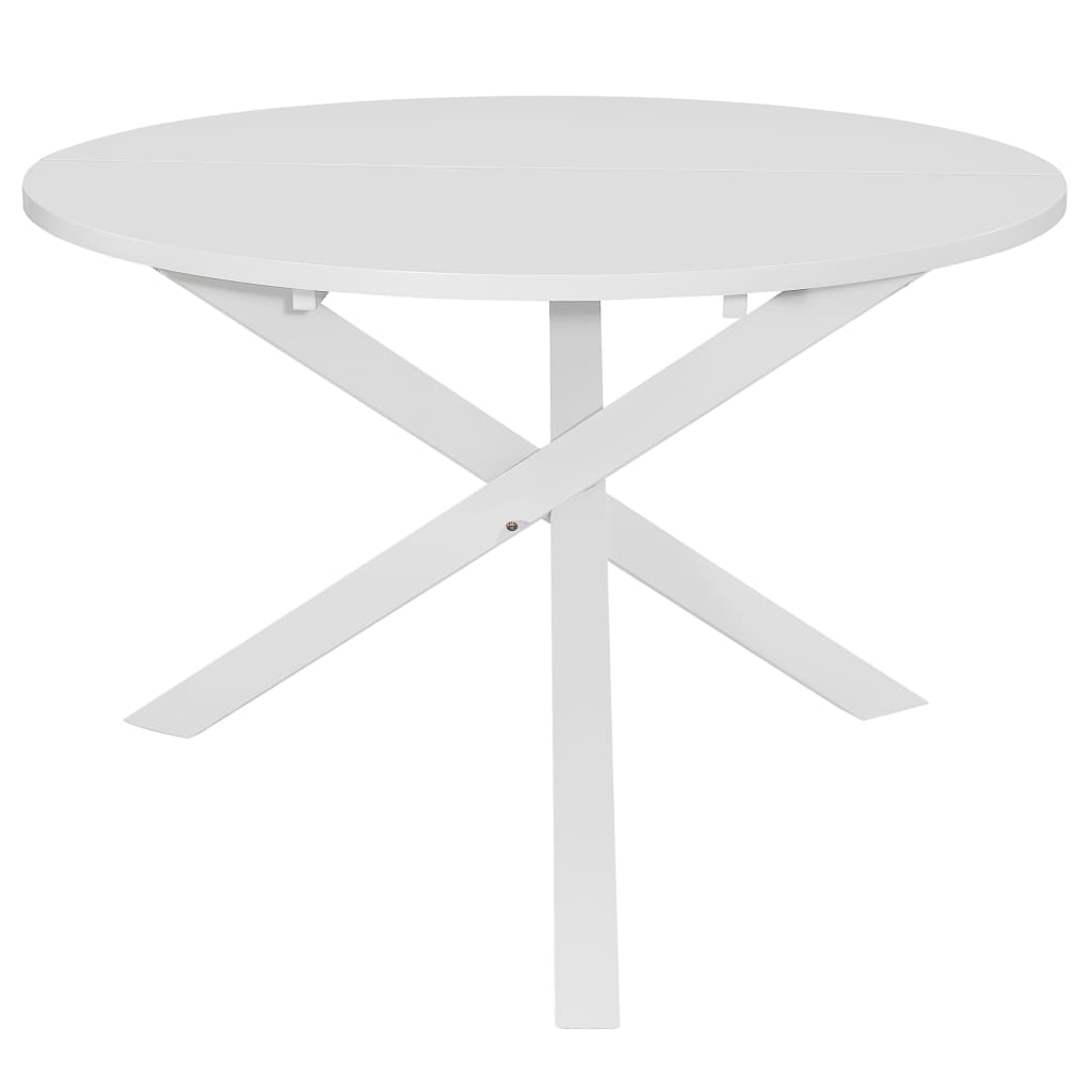 Dining Table White 120x75 cm MDF- Kitchen & Dining Room Tables - HomeShopIreland - Home Shop Ireland - Kitchen & Dining Room Tables - Dining Table White 120x75 cm MDF