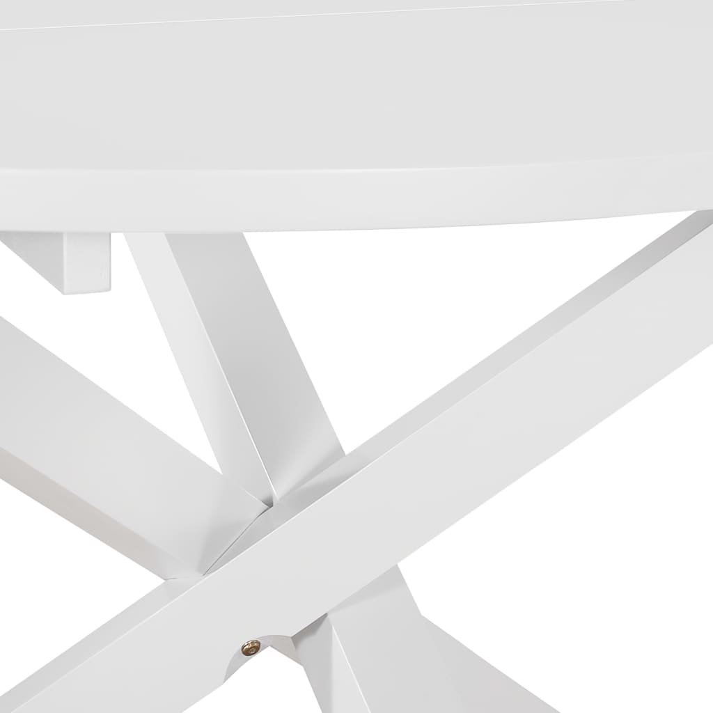 Dining Table White 120x75 cm MDF- Kitchen & Dining Room Tables - HomeShopIreland - Home Shop Ireland - Kitchen & Dining Room Tables - Dining Table White 120x75 cm MDF