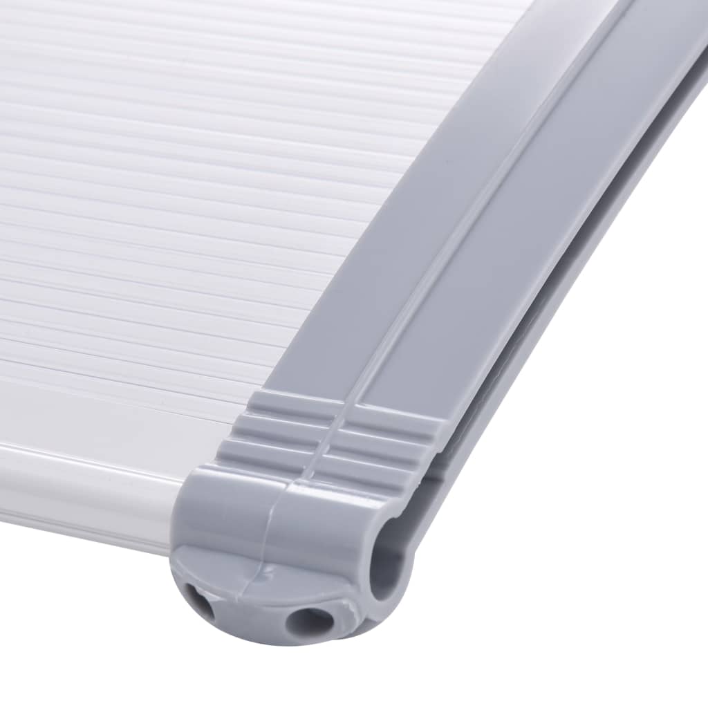 Door Canopy Grey and Transparent 120x80 cm PC- Window & Door Awnings - HomeShopIreland - Home Shop Ireland - Window & Door Awnings - Door Canopy Grey and Transparent 120x80 cm PC