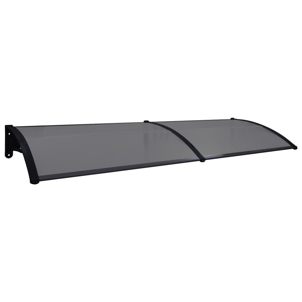Door Canopy Black 200x80 cm PC- Window & Door Awnings - HomeShopIreland - Home Shop Ireland - Window & Door Awnings - Door Canopy Black 200x80 cm PC