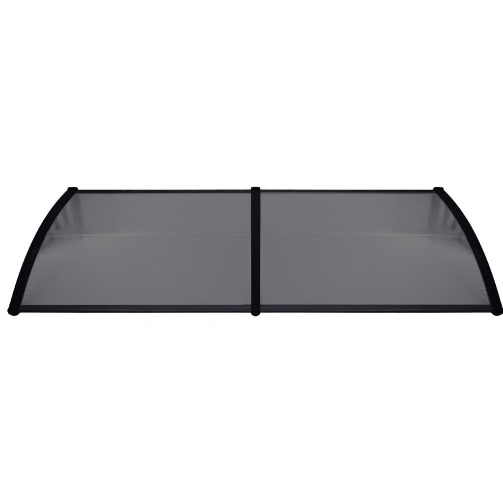Door Canopy Black 200x80 cm PC- Window & Door Awnings - HomeShopIreland - Home Shop Ireland - Window & Door Awnings - Door Canopy Black 200x80 cm PC