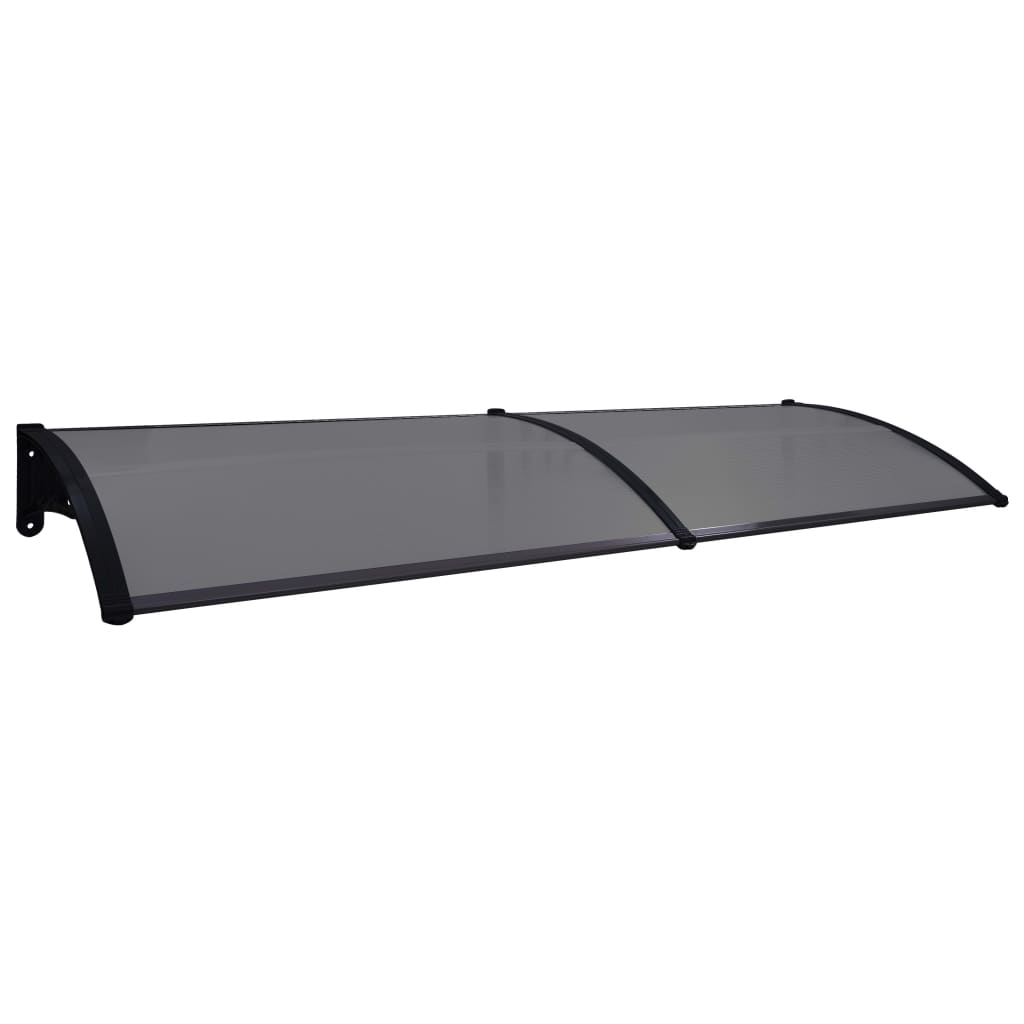 Door Canopy Black 240x80 cm PC- Window & Door Awnings - HomeShopIreland - Home Shop Ireland - Window & Door Awnings - Door Canopy Black 240x80 cm PC