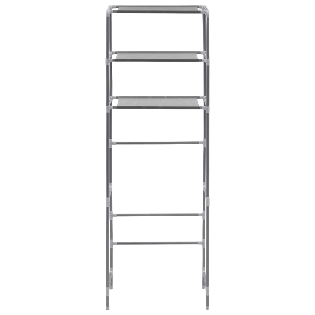 3-Tier Storage Rack over Toilet Silver 53x28x169 cm- Towel Racks & Holders - HomeShopIreland - Home Shop Ireland - Towel Racks & Holders - 3-Tier Storage Rack over Toilet Silver 53x28x169 cm