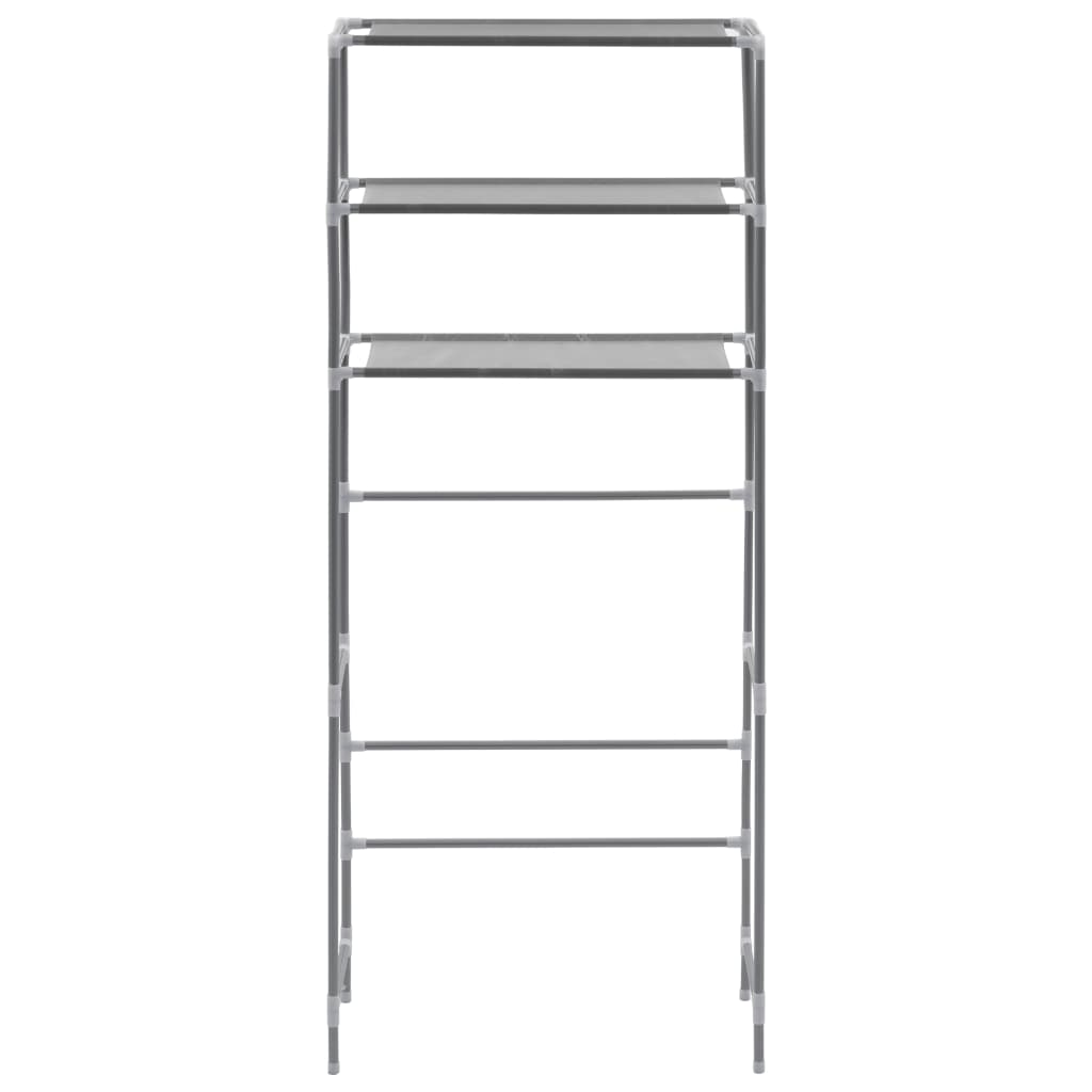 3-Tier Storage Rack over Laundry Machine Silver 69x28x169 cm- Towel Racks & Holders - HomeShopIreland - Home Shop Ireland - Towel Racks & Holders - 3-Tier Storage Rack over Laundry Machine Silver 69x28x169 cm