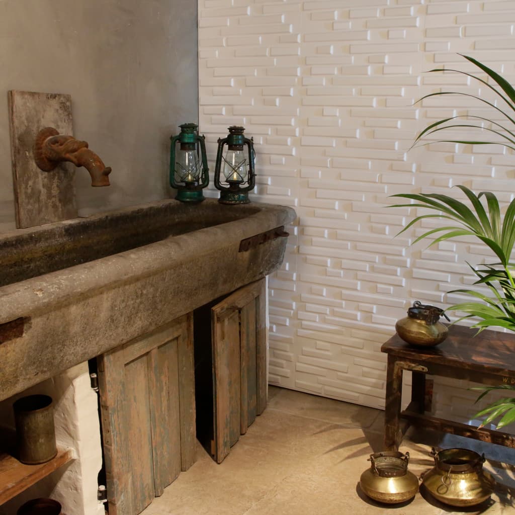 WallArt 24 pcs 3D Wall Panels GA-WA13 Ventura- Wall Panelling - HomeShopIreland - WallArt - Wall Panelling - WallArt 24 pcs 3D Wall Panels GA-WA13 Ventura