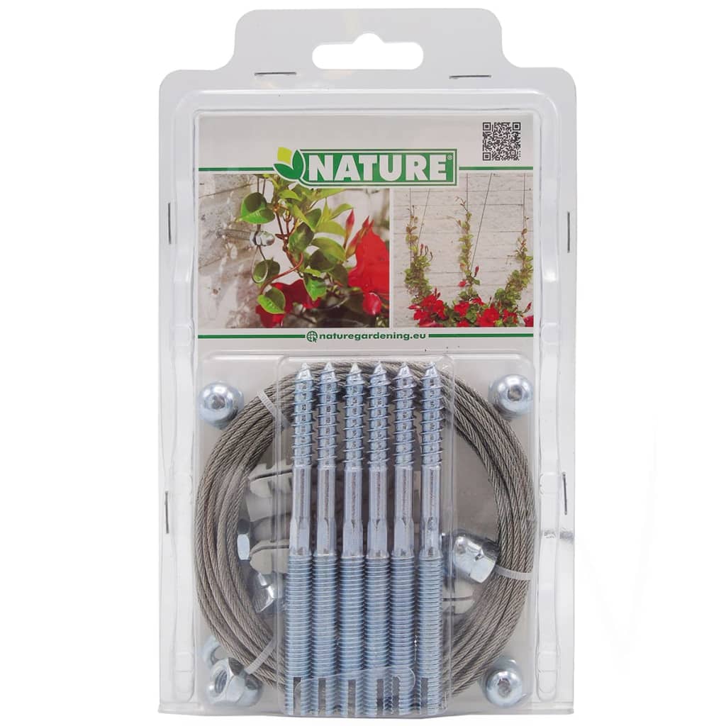 Nature Wire Trellis Sets for Climbing Plants 2 pcs- Garden Arches, Trellises, Arbours & Pergolas - HomeShopIreland - Nature - Garden Arches, Trellises, Arbours & Pergolas - Nature Wire Trellis Sets for Climbing Plants 2 pcs