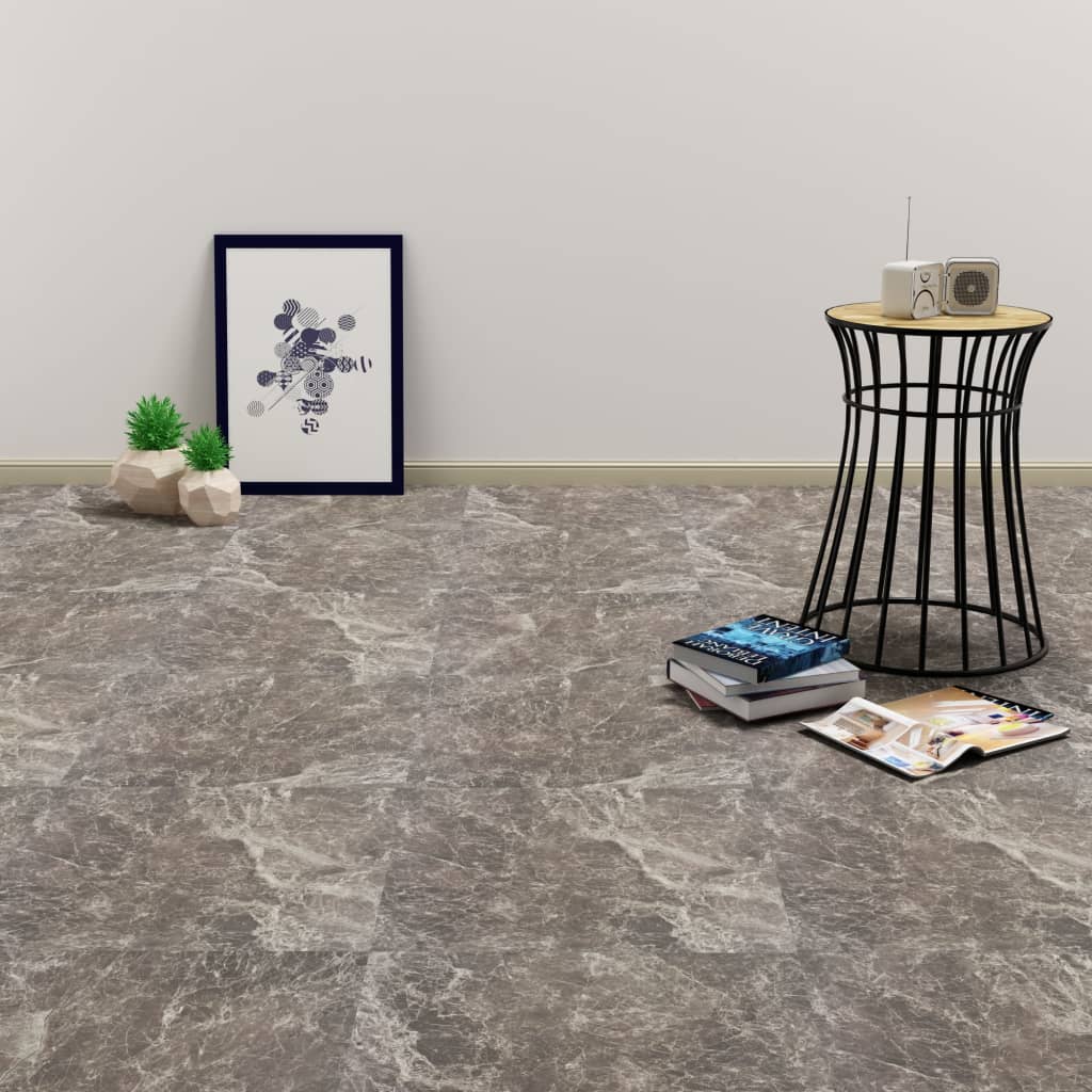 Self-adhesive PVC Flooring Planks 5.11 m² Black Marble- Flooring & Carpet - HomeShopIreland - Home Shop Ireland - Flooring & Carpet - Self-adhesive PVC Flooring Planks 5.11 mÂ² Black Marble