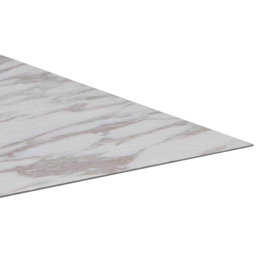 Self-adhesive PVC Flooring Planks 5.11 m² White Marble- Flooring & Carpet - HomeShopIreland - Home Shop Ireland - Flooring & Carpet - Self-adhesive PVC Flooring Planks 5.11 mÂ² White Marble