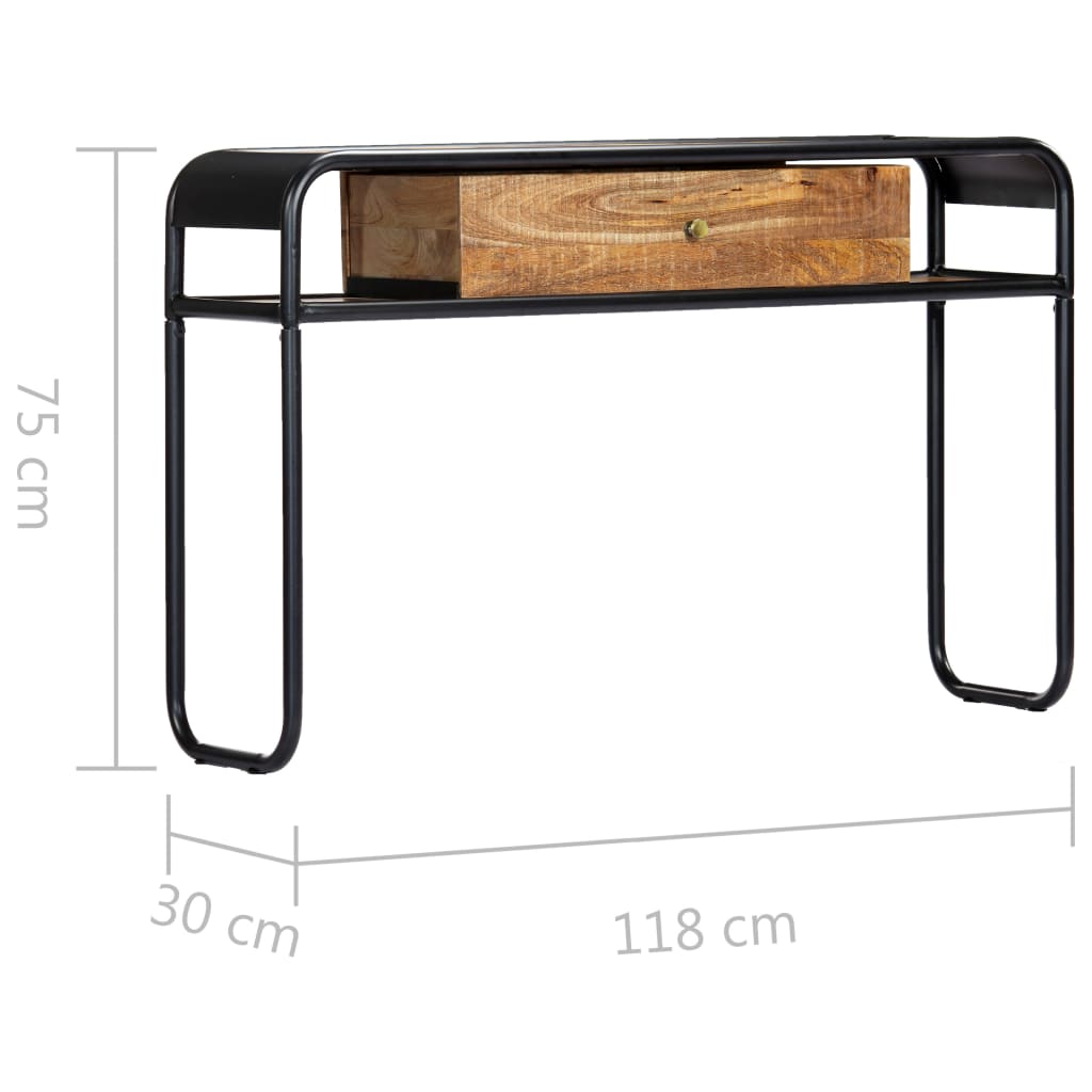 Console Table 118x30x75 cm Solid Mango Wood- End Tables - HomeShopIreland - Home Shop Ireland - End Tables - Console Table 118x30x75 cm Solid Mango Wood