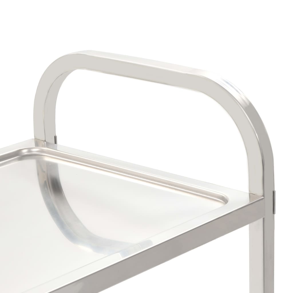 4-Tier Kitchen Trolley 107x55x125 cm Stainless Steel- Kitchen & Dining Trolleys - HomeShopIreland - Home Shop Ireland - Kitchen & Dining Trolleys - 4-Tier Kitchen Trolley 107x55x125 cm Stainless Steel