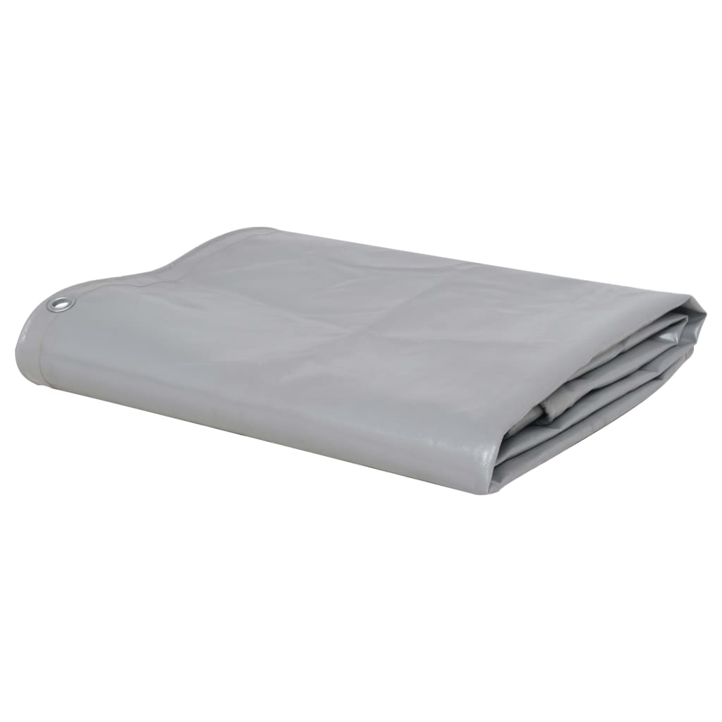 Tarpaulin 650 g/m² 5x6 m Grey- Tarps - HomeShopIreland - Home Shop Ireland - Tarps - Tarpaulin 650 g/mÂ² 5x6 m Grey