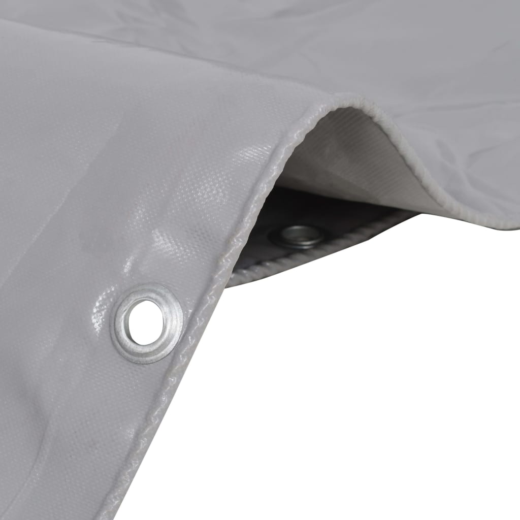 Tarpaulin 650 g/m² 5x6 m Grey- Tarps - HomeShopIreland - Home Shop Ireland - Tarps - Tarpaulin 650 g/mÂ² 5x6 m Grey