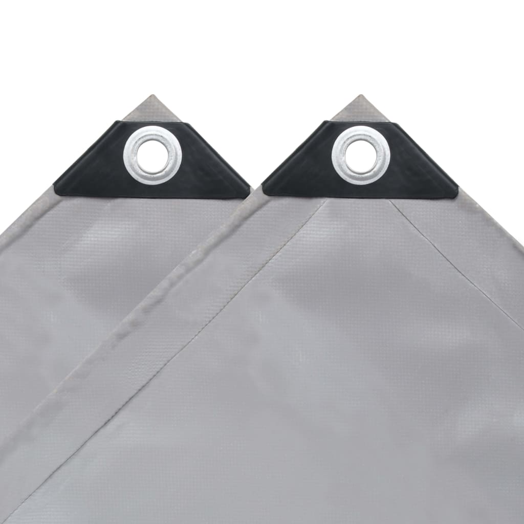 Tarpaulin 650 g/m² 5x6 m Grey- Tarps - HomeShopIreland - Home Shop Ireland - Tarps - Tarpaulin 650 g/mÂ² 5x6 m Grey