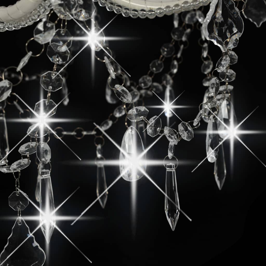 Chandelier 2-layer White 15 x E14 Bulbs- Chandeliers - HomeShopIreland - Home Shop Ireland - Chandeliers - Chandelier 2-layer White 15 x E14 Bulbs
