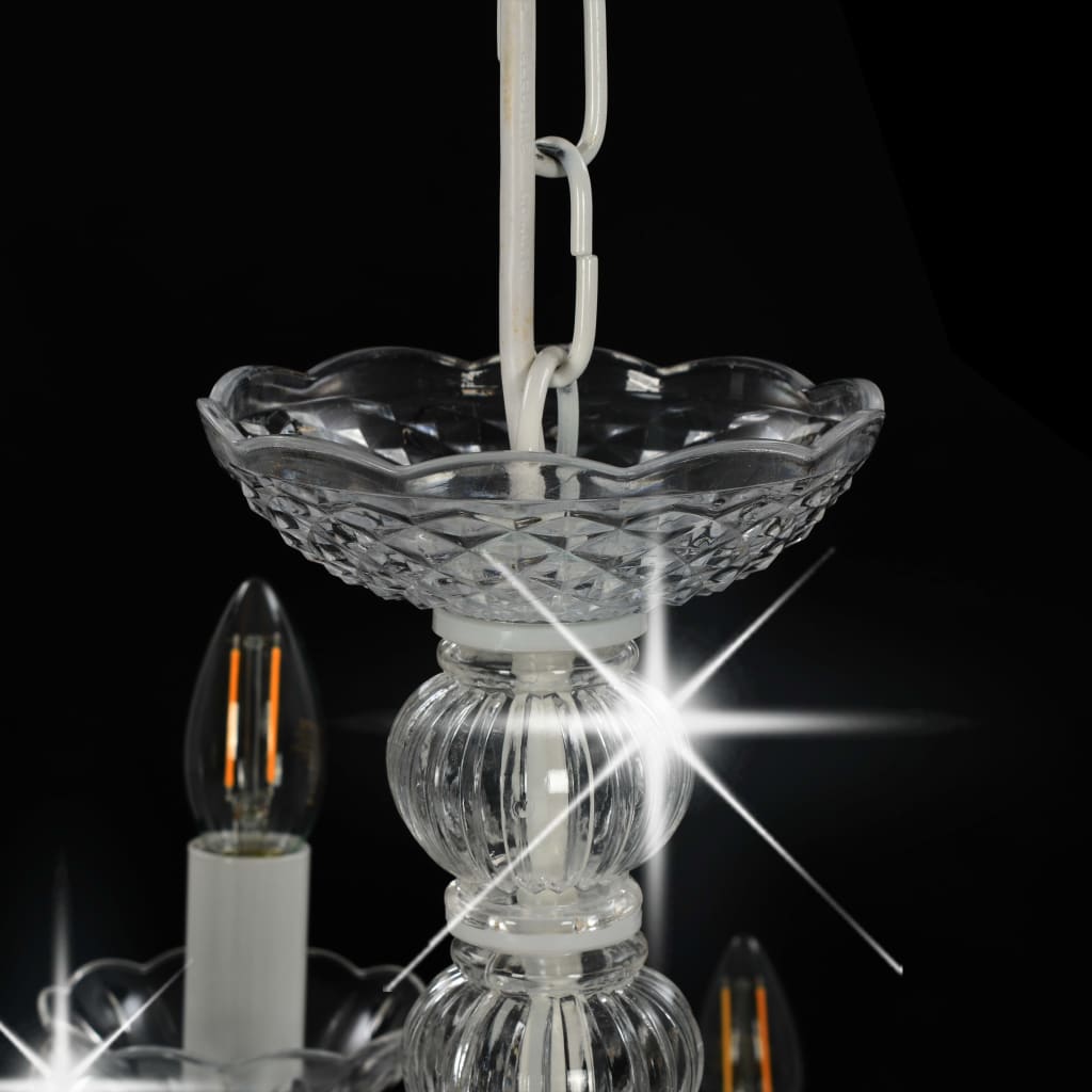 Chandelier 2-layer White 15 x E14 Bulbs- Chandeliers - HomeShopIreland - Home Shop Ireland - Chandeliers - Chandelier 2-layer White 15 x E14 Bulbs