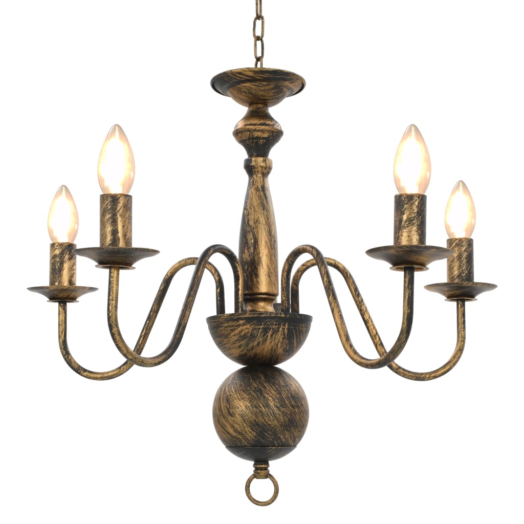 Chandelier Antique Black 5 x E14 Bulbs- Chandeliers - HomeShopIreland - Home Shop Ireland - Chandeliers - Chandelier Antique Black 5 x E14 Bulbs