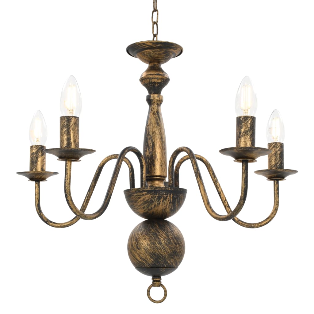 Chandelier Antique Black 5 x E14 Bulbs- Chandeliers - HomeShopIreland - Home Shop Ireland - Chandeliers - Chandelier Antique Black 5 x E14 Bulbs
