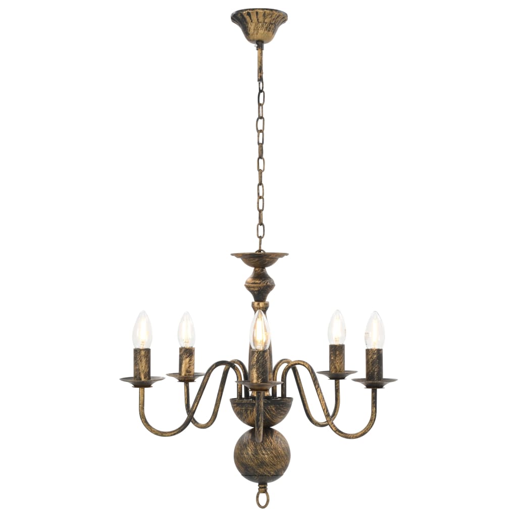 Chandelier Antique Black 5 x E14 Bulbs- Chandeliers - HomeShopIreland - Home Shop Ireland - Chandeliers - Chandelier Antique Black 5 x E14 Bulbs