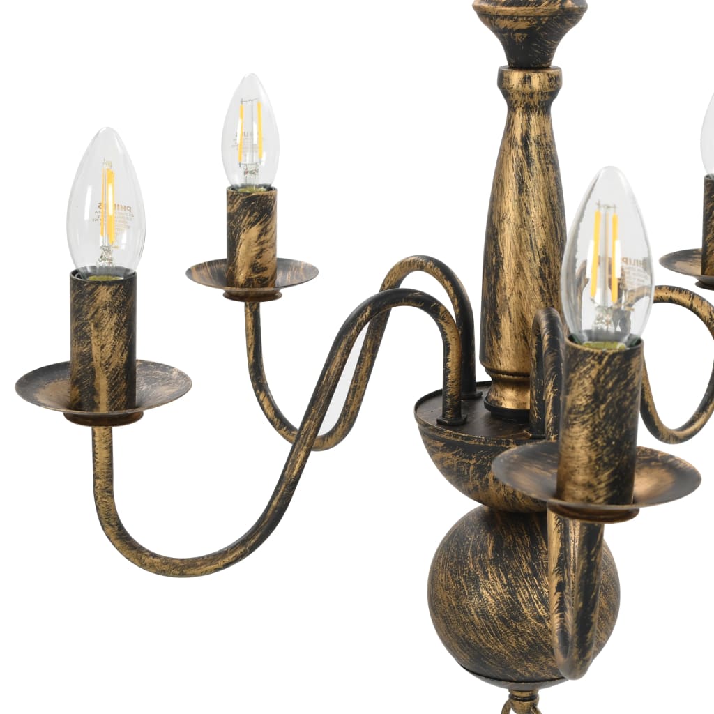 Chandelier Antique Black 5 x E14 Bulbs- Chandeliers - HomeShopIreland - Home Shop Ireland - Chandeliers - Chandelier Antique Black 5 x E14 Bulbs