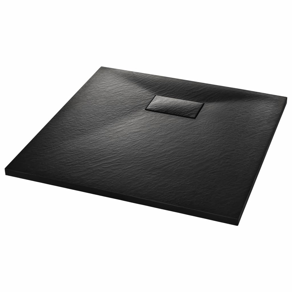 Shower Base Tray SMC Black 90x90 cm- Shower Bases - HomeShopIreland - Home Shop Ireland - Shower Bases - Shower Base Tray SMC Black 90x90 cm