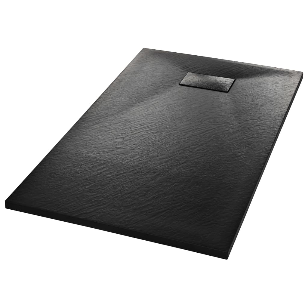 Shower Base Tray SMC Black 120x70 cm- Shower Bases - HomeShopIreland - Home Shop Ireland - Shower Bases - Shower Base Tray SMC Black 120x70 cm
