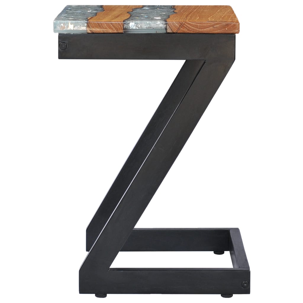 Coffee Table 30x30x50 cm Solid Teak Wood and Polyresin- Coffee Tables - HomeShopIreland - Home Shop Ireland - Coffee Tables - Coffee Table 30x30x50 cm Solid Teak Wood and Polyresin