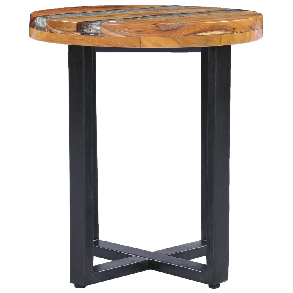 Coffee Table 40x45 cm Solid Teak Wood and Polyresin- Coffee Tables - HomeShopIreland - Home Shop Ireland - Coffee Tables - Coffee Table 40x45 cm Solid Teak Wood and Polyresin