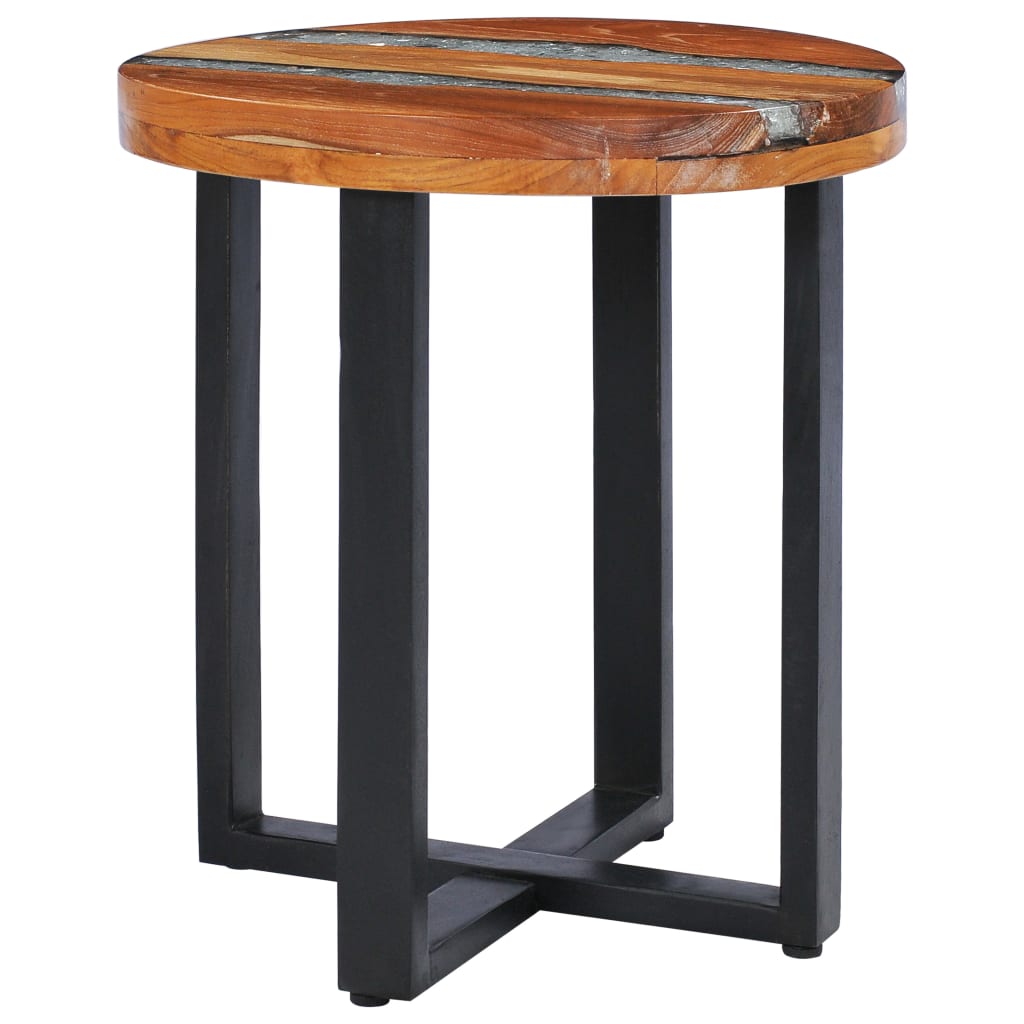 Coffee Table 40x45 cm Solid Teak Wood and Polyresin- Coffee Tables - HomeShopIreland - Home Shop Ireland - Coffee Tables - Coffee Table 40x45 cm Solid Teak Wood and Polyresin