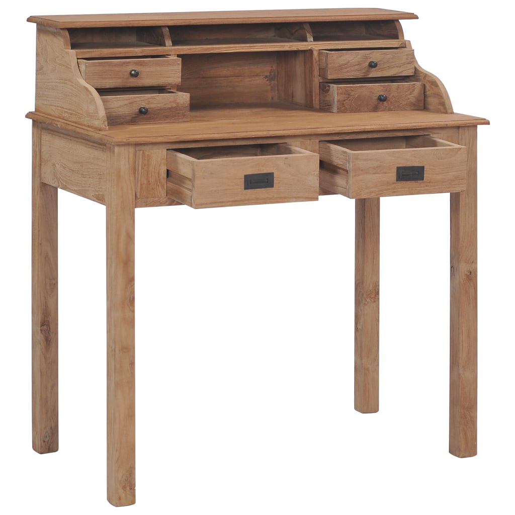 Desk 90x50x100 cm Solid Teak Wood- Desks - HomeShopIreland - Home Shop Ireland - Desks - Desk 90x50x100 cm Solid Teak Wood