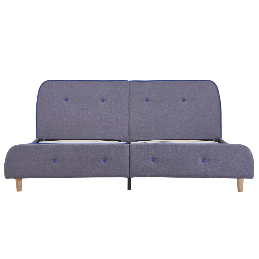 Bed Frame Light Grey Fabric 150x200 cm- Beds & Bed Frames - HomeShopIreland - Home Shop Ireland - Beds & Bed Frames - Bed Frame Light Grey Fabric 150x200 cm