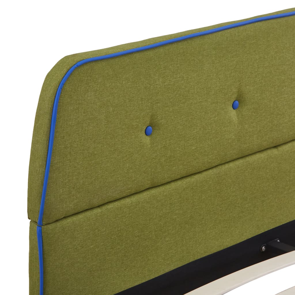 Bed Frame Green Fabric 135x190 cm- Beds & Bed Frames - HomeShopIreland - Home Shop Ireland - Beds & Bed Frames - Bed Frame Green Fabric 135x190 cm