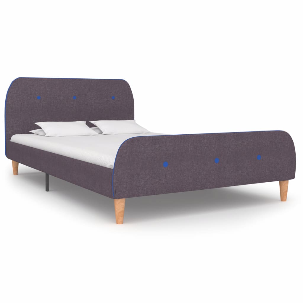 Bed Frame Taupe Fabric 120x190 cm- Beds & Bed Frames - HomeShopIreland - Home Shop Ireland - Beds & Bed Frames - Bed Frame Taupe Fabric 120x190 cm