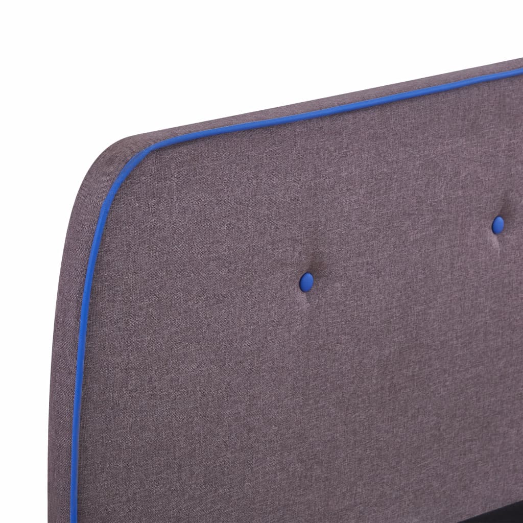 Bed Frame Taupe Fabric 150x200 cm- Beds & Bed Frames - HomeShopIreland - Home Shop Ireland - Beds & Bed Frames - Bed Frame Taupe Fabric 150x200 cm