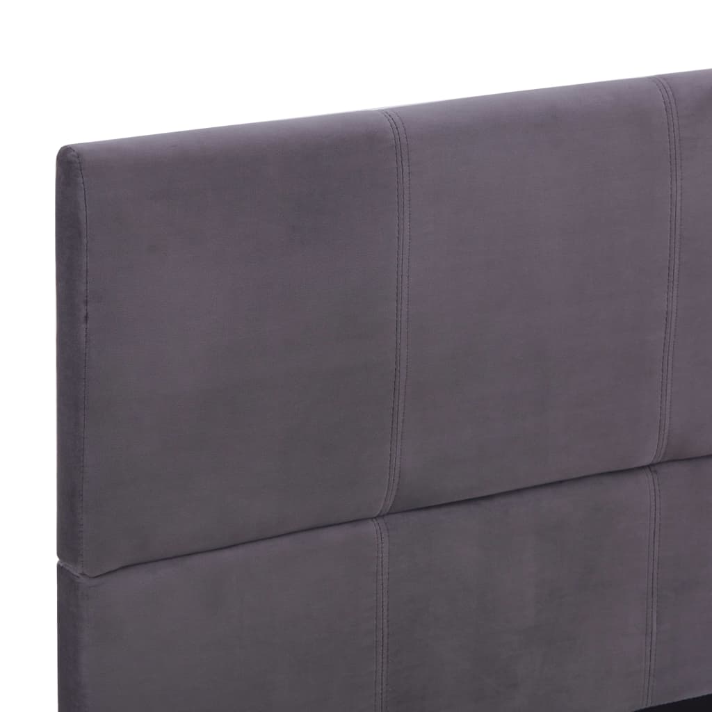 Bed Frame Grey Fabric 135x190 cm- Beds & Bed Frames - HomeShopIreland - Home Shop Ireland - Beds & Bed Frames - Bed Frame Grey Fabric 135x190 cm