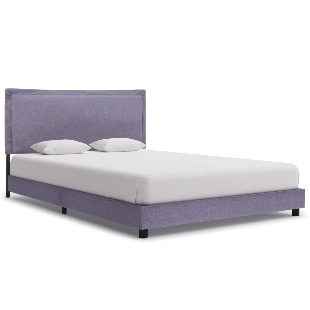 Bed Frame Light Grey Fabric 135x190 cm- Beds & Bed Frames - HomeShopIreland - Home Shop Ireland - Beds & Bed Frames - Bed Frame Light Grey Fabric 135x190 cm