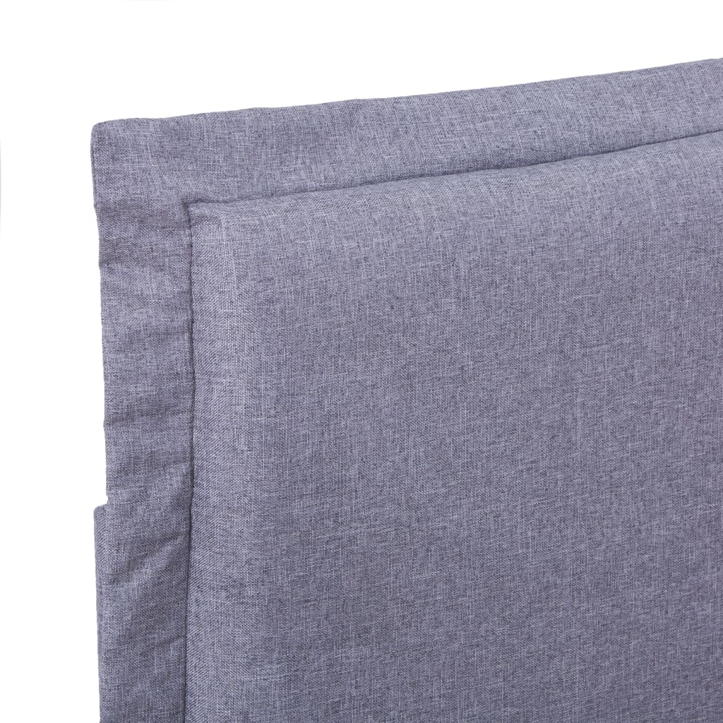 Bed Frame Light Grey Fabric 135x190 cm- Beds & Bed Frames - HomeShopIreland - Home Shop Ireland - Beds & Bed Frames - Bed Frame Light Grey Fabric 135x190 cm