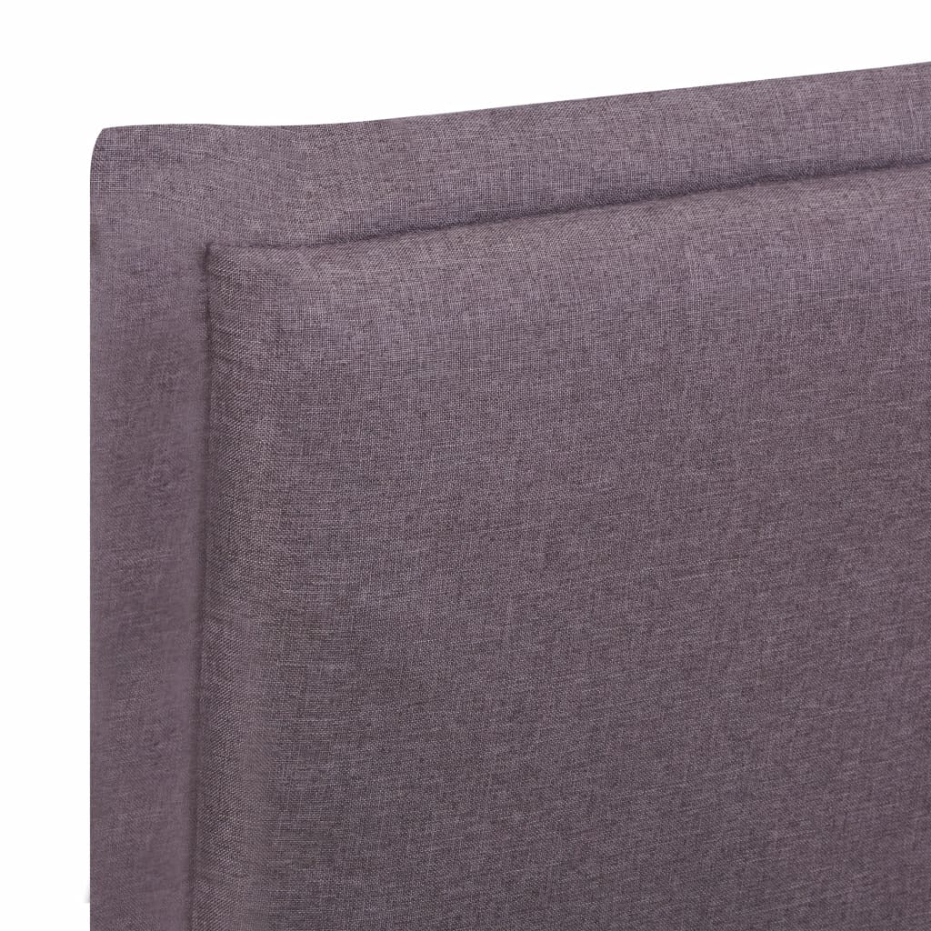 Bed Frame Taupe Fabric 135x190 cm- Beds & Bed Frames - HomeShopIreland - Home Shop Ireland - Beds & Bed Frames - Bed Frame Taupe Fabric 135x190 cm