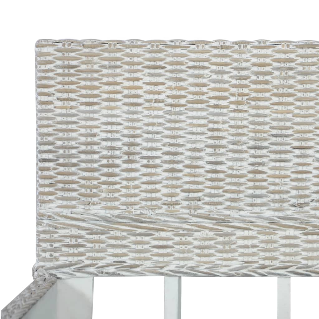 Bed Frame Grey Natural Rattan 140x200 cm- Beds & Bed Frames - HomeShopIreland - Home Shop Ireland - Beds & Bed Frames - Bed Frame Grey Natural Rattan 140x200 cm