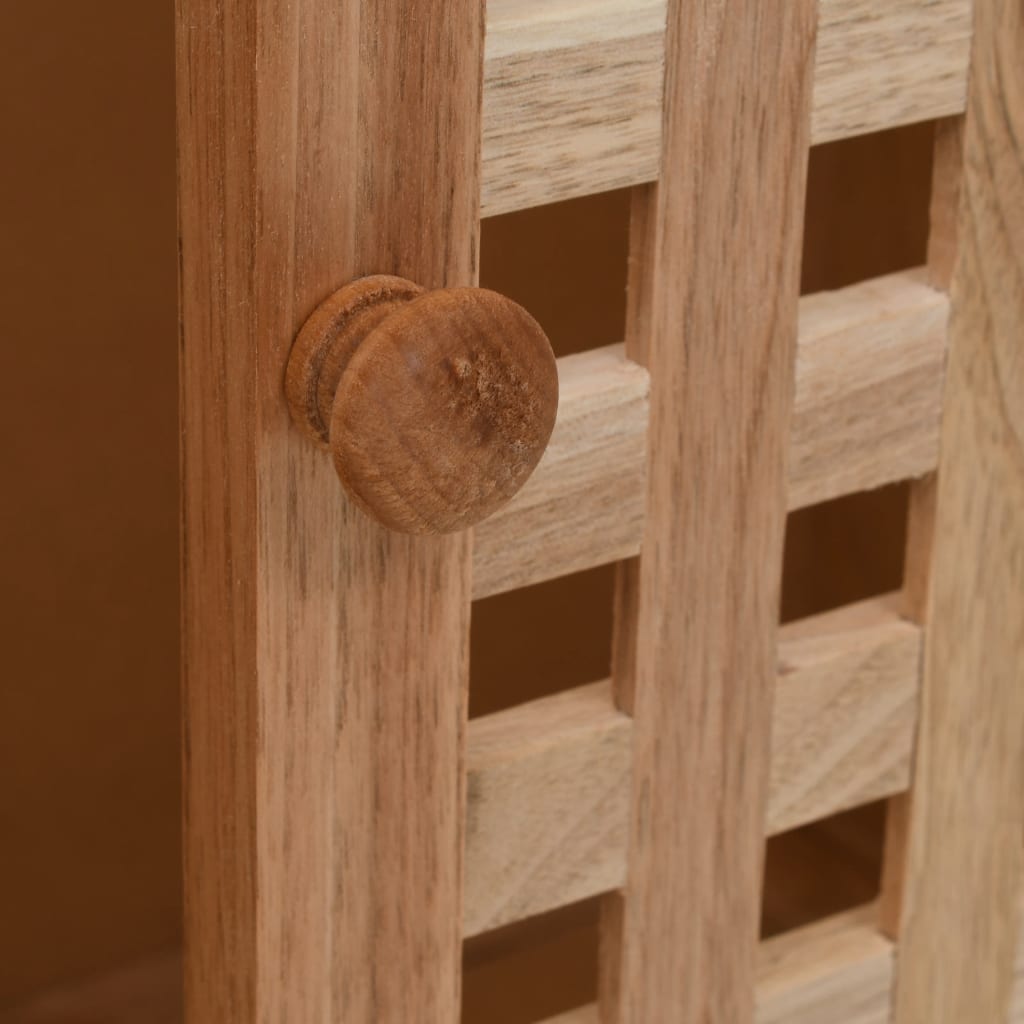 Sink Cabinet with Mirror Solid Walnut Wood- Bathroom Furniture Sets - HomeShopIreland - Home Shop Ireland - Bathroom Furniture Sets - Sink Cabinet with Mirror Solid Walnut Wood