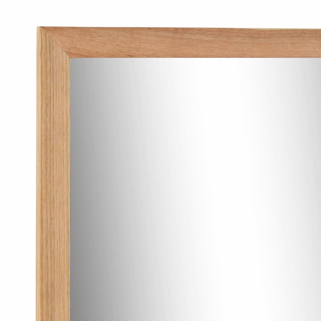 Sink Cabinet with Mirror Solid Walnut Wood- Bathroom Furniture Sets - HomeShopIreland - Home Shop Ireland - Bathroom Furniture Sets - Sink Cabinet with Mirror Solid Walnut Wood