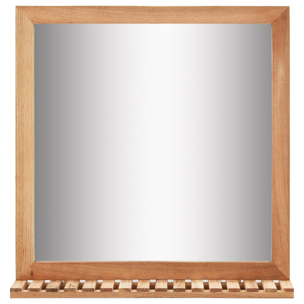 Sink Cabinet with Mirror Solid Walnut Wood- Bathroom Furniture Sets - HomeShopIreland - Home Shop Ireland - Bathroom Furniture Sets - Sink Cabinet with Mirror Solid Walnut Wood