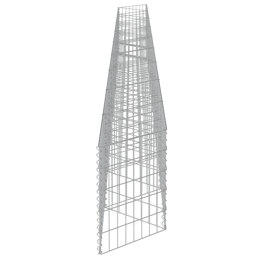 Gabion Wall Galvanised Steel 630x30x50 cm- Fence Panels - HomeShopIreland - Home Shop Ireland - Fence Panels - Gabion Wall Galvanised Steel 630x30x50 cm