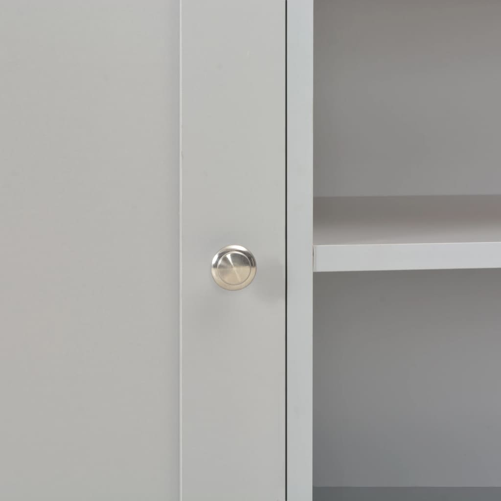 TV Cabinet Grey 95x39x58 cm- Entertainment Centres & TV Stands - HomeShopIreland - Home Shop Ireland - Entertainment Centres & TV Stands - TV Cabinet Grey 95x39x58 cm