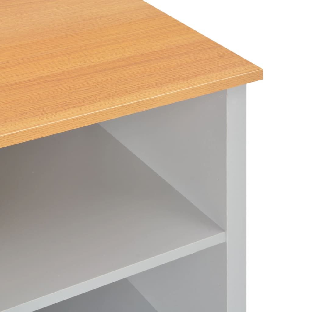 TV Cabinet Grey 95x39x58 cm- Entertainment Centres & TV Stands - HomeShopIreland - Home Shop Ireland - Entertainment Centres & TV Stands - TV Cabinet Grey 95x39x58 cm