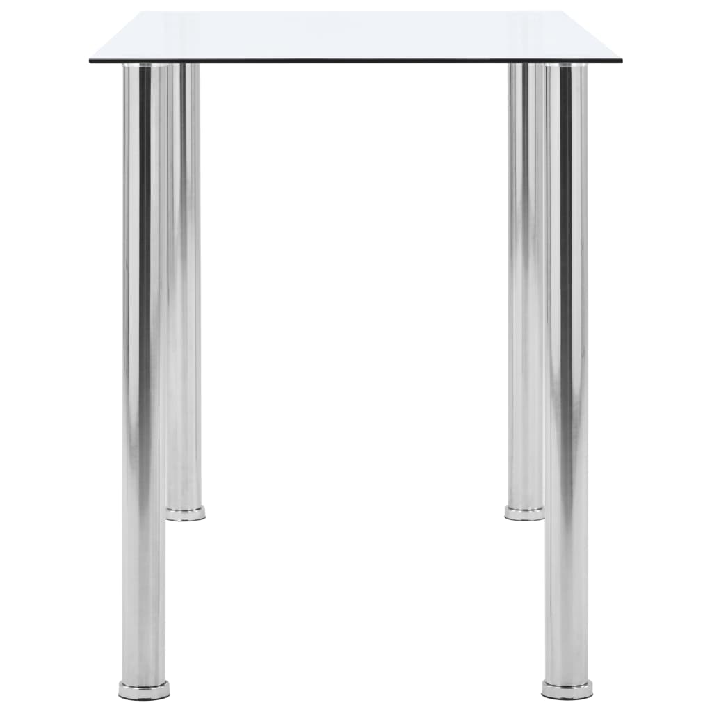Dining Table Transparent 120x60x75 cm Tempered Glass- Kitchen & Dining Room Tables - HomeShopIreland - Home Shop Ireland - Kitchen & Dining Room Tables - Dining Table Transparent 120x60x75 cm Tempered Glass