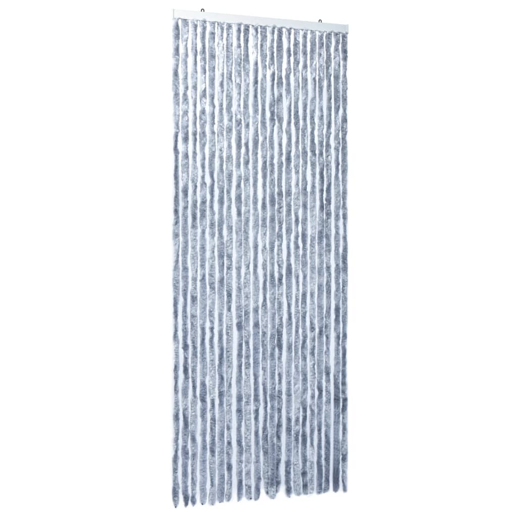 Insect Curtain Silver 90x220 cm Chenille- Window Screens - HomeShopIreland - Home Shop Ireland - Window Screens - Insect Curtain Silver 90x220 cm Chenille