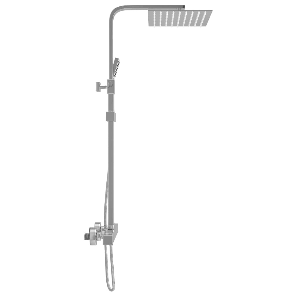 Dual Head Shower Set with Thermostat Stainless Steel- Shower Heads - HomeShopIreland - Home Shop Ireland - Shower Heads - Dual Head Shower Set with Thermostat Stainless Steel