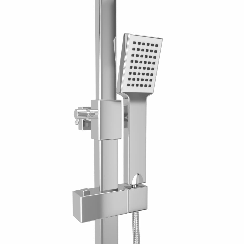 Dual Head Shower Set with Thermostat Stainless Steel- Shower Heads - HomeShopIreland - Home Shop Ireland - Shower Heads - Dual Head Shower Set with Thermostat Stainless Steel