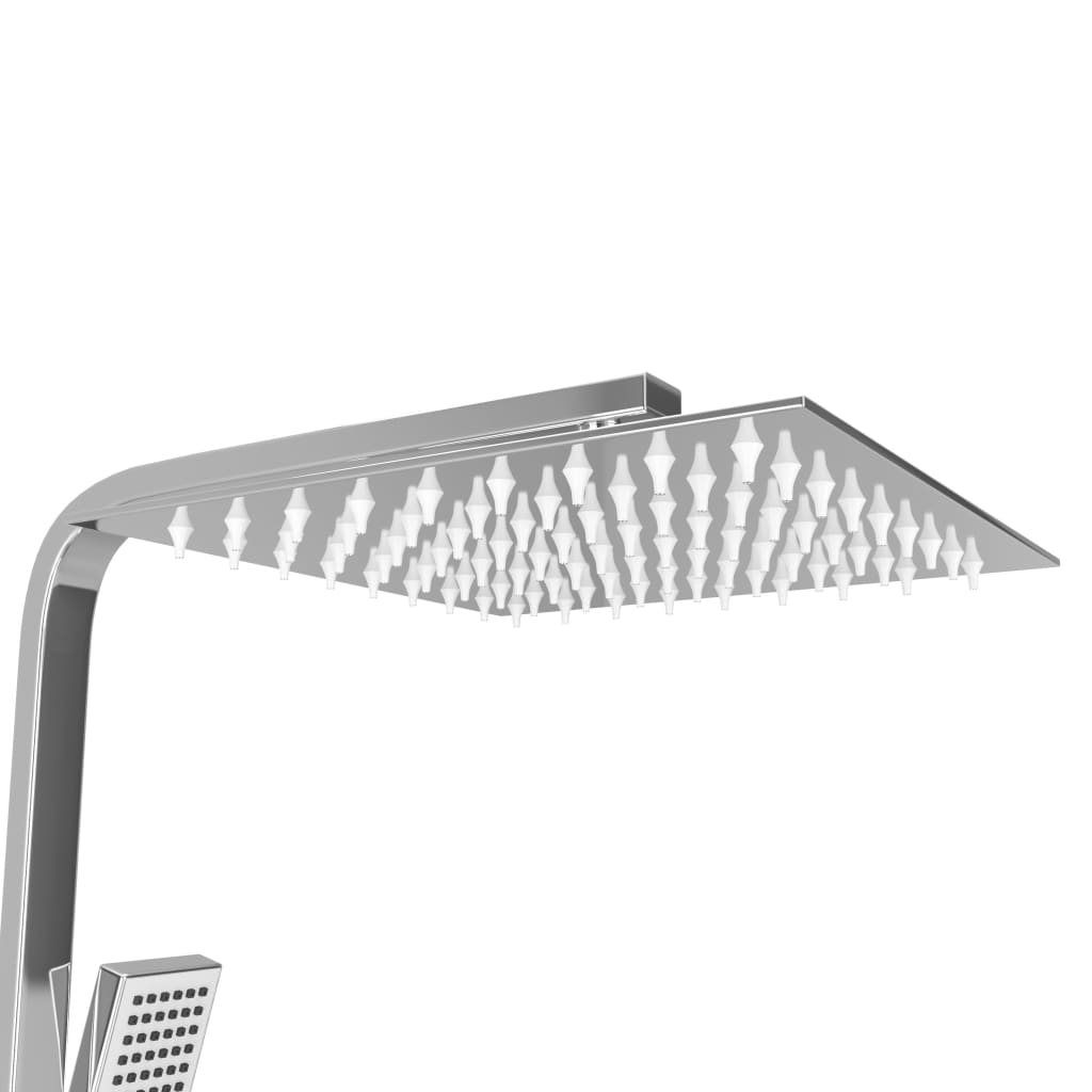 Dual Head Shower Set with Thermostat Stainless Steel- Shower Heads - HomeShopIreland - Home Shop Ireland - Shower Heads - Dual Head Shower Set with Thermostat Stainless Steel